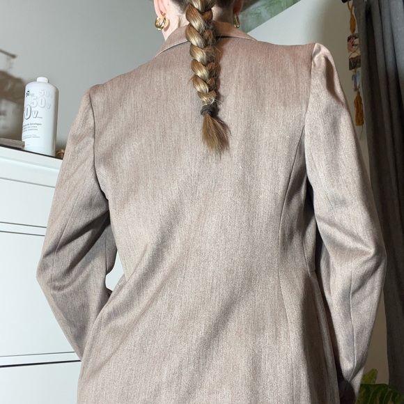 Vintage Braemoor Structured Brown Blazer | Size S/M | Cottagecore/Old Money - Picture 4 of 8